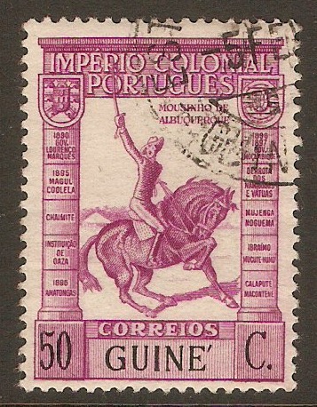 Portuguese Guinea 1938 50c Magenta. SG278.